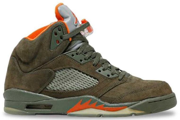 Size 14 - Air Jordan 5 Retro LS Olive (314259-381)