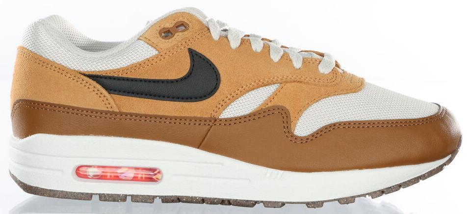 Size 9.5 - Nike Air Max 1 Essential Flax British Tan Suede Leather (FZ5808-004)