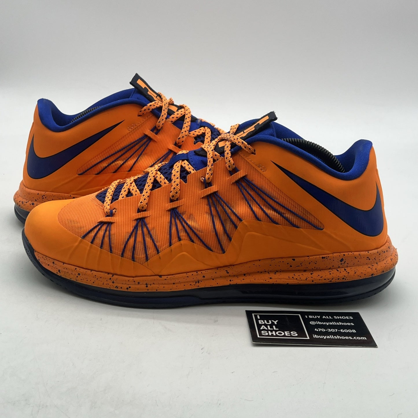 Size 11 - Nike Air Max LeBron 10 Low Knicks (579765-