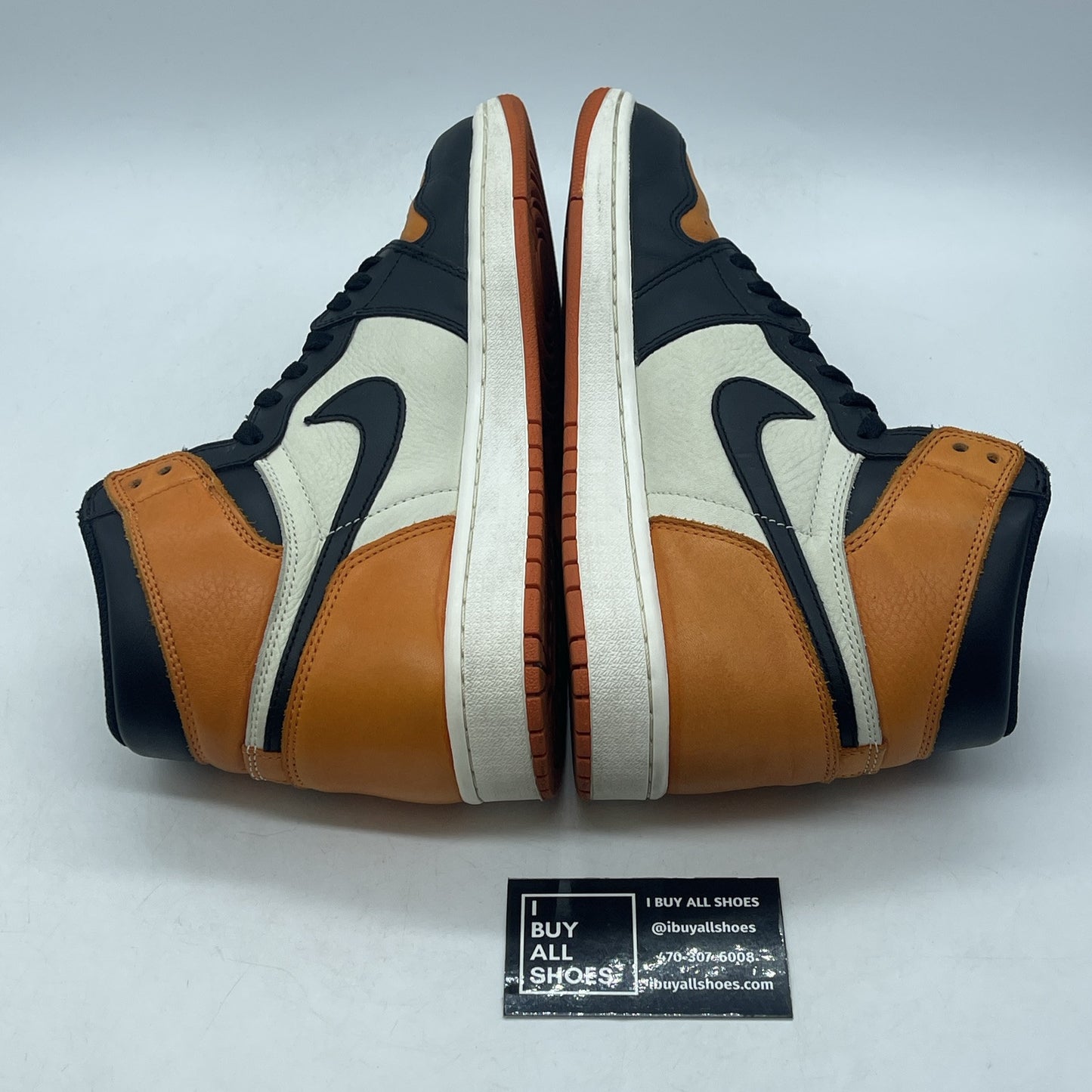 Size 10 - Jordan 1 Retro OG High Shattered Backboard Yellow Leather (555088-005)