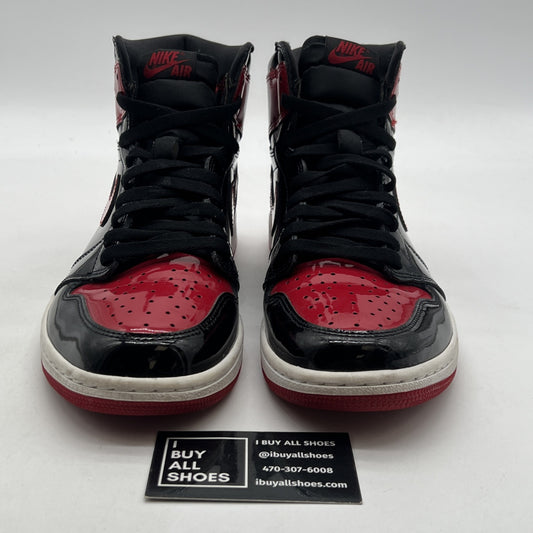 Size 10.5 - Air Jordan 1 Retro OG High Patent Bred (555088-063)