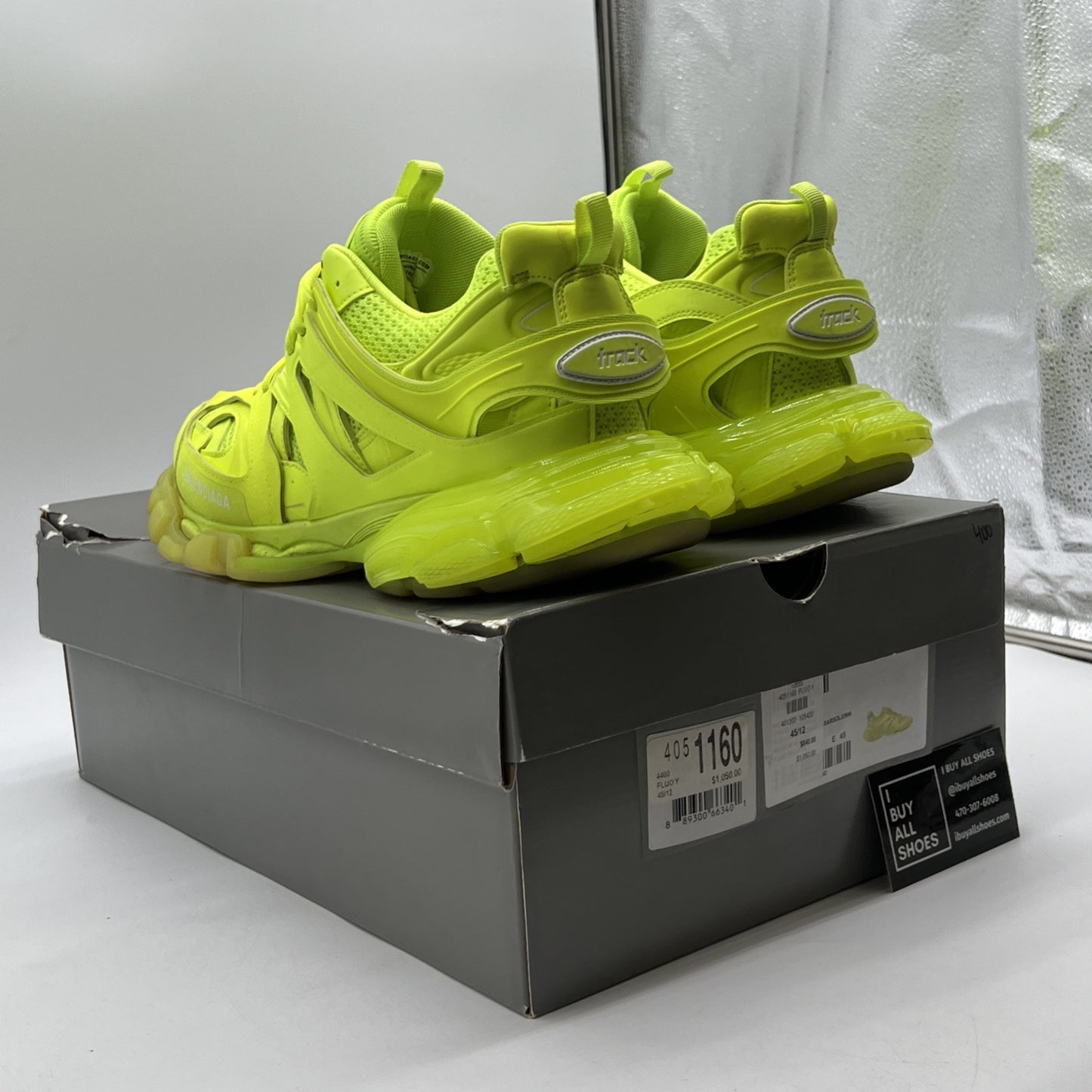 Size 12 - Balenciaga Track Sneakers Flourescent Yellow