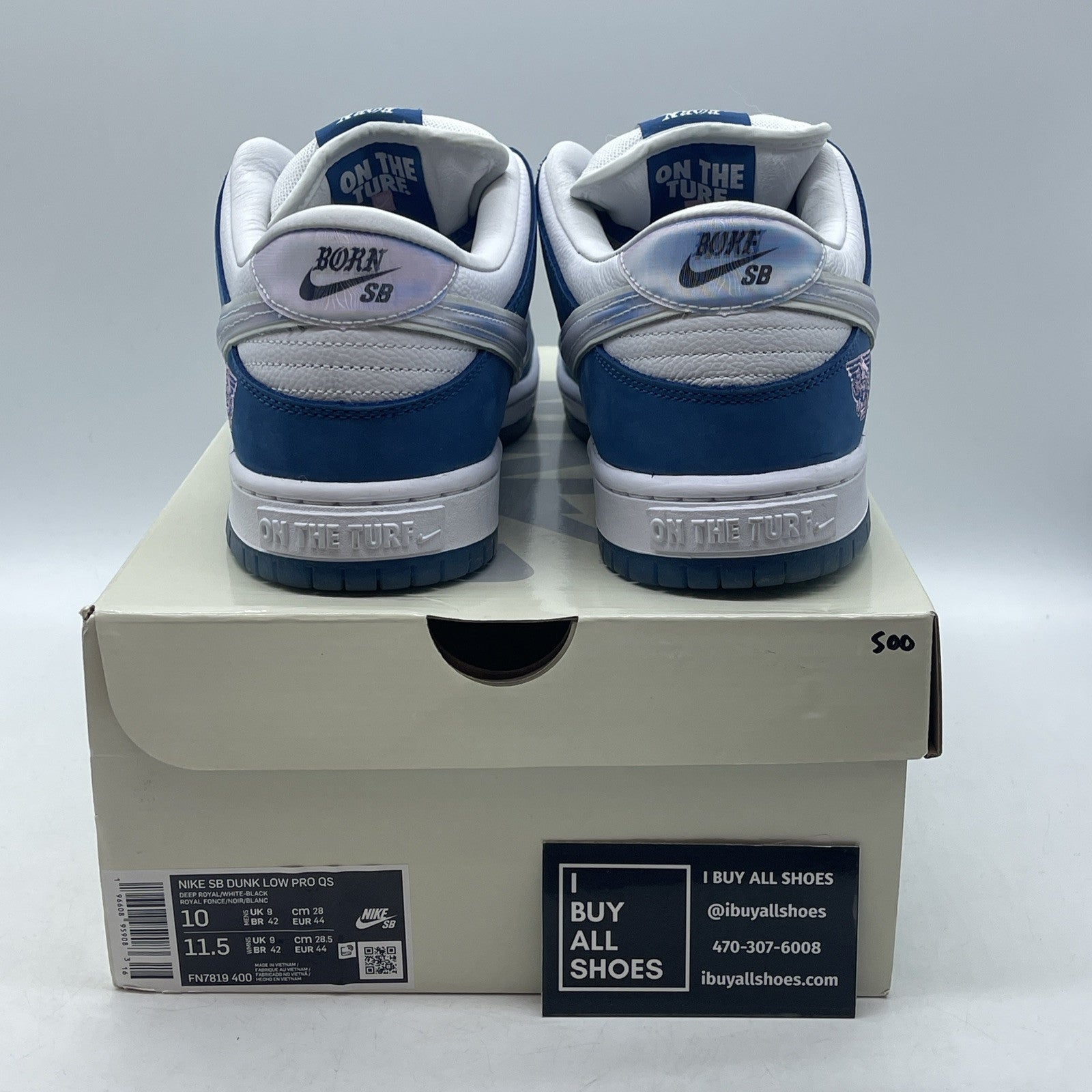 Size 10 - Nike SB Dunk Low x Born x Raised One Block At A Time Suede (FN7819-400