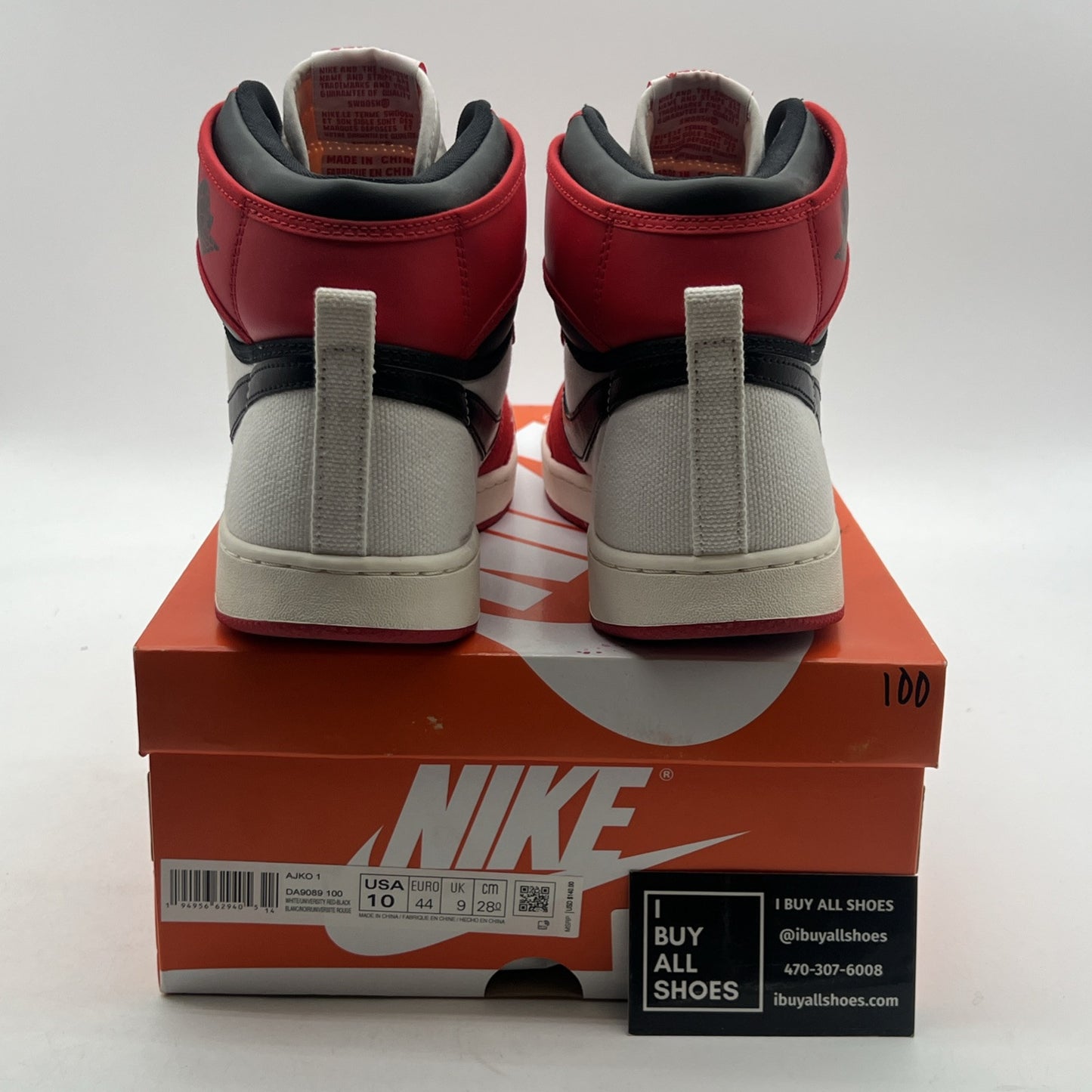 Size 10 - Nike Air Jordan 1 KO 2021 Chicago (DA9089-100)