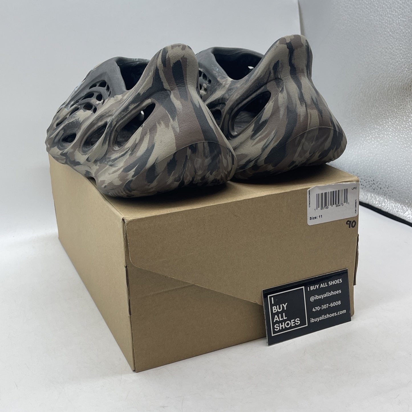 Size 11 - Foam Runner Mx Cinder Black Brown Blue Rubber (ID4126)