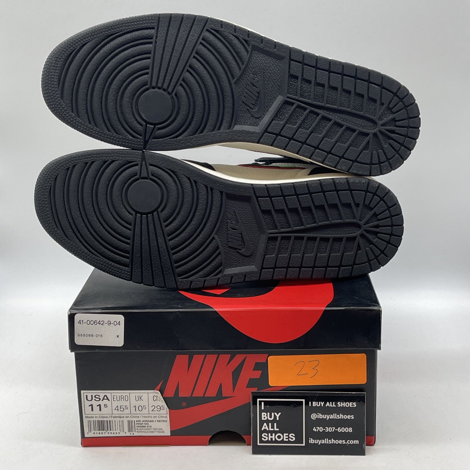 Size 11.5 - Air Jordan 1 Retro OG High A Star Is Born Black White (555088-015)