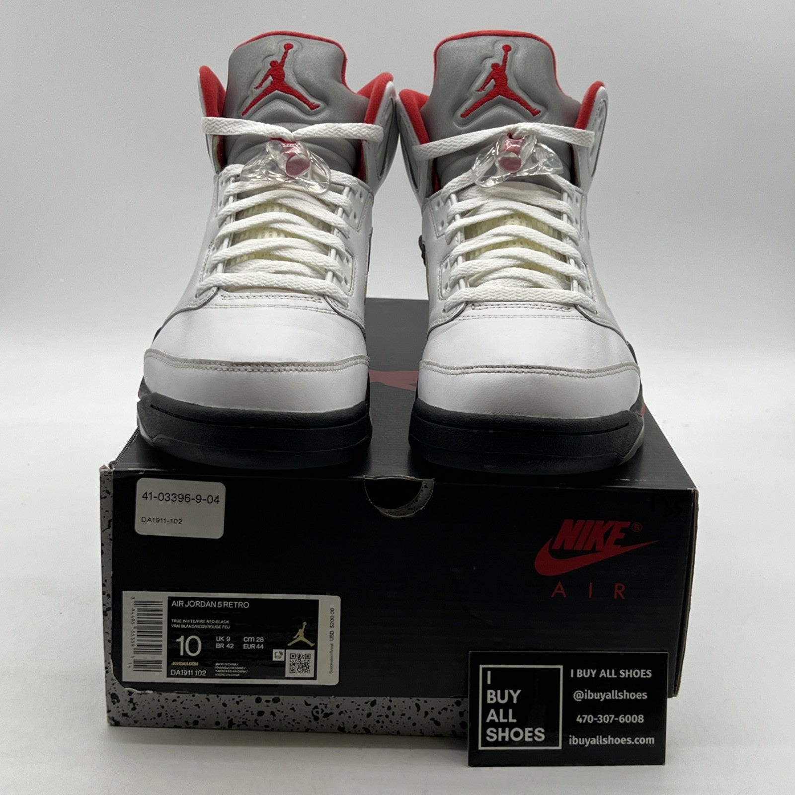 Size 10 - Air Jordan 5 Retro Mid Fire Red (DA1911-102)