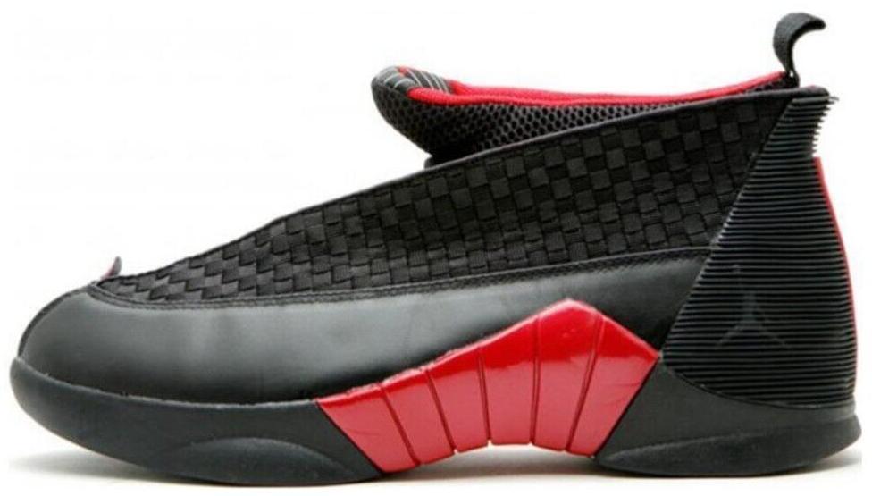 Size 10.5 - Air Jordan 15 Retro Countdown Pack Black Red Leather (317111-062)