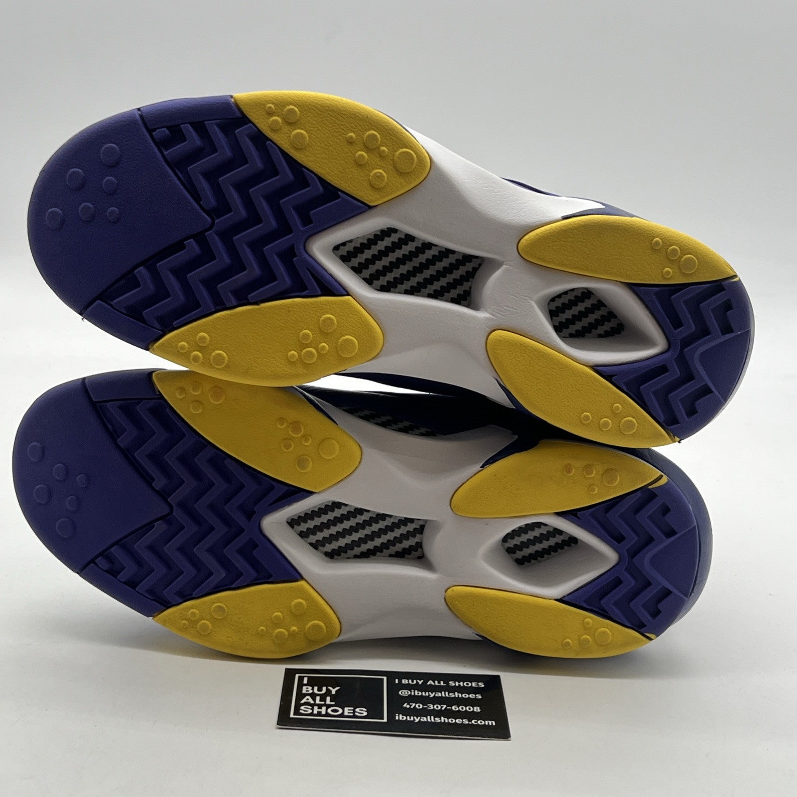 Size 9 - Reebok The Pump Shaq Attaq LSU Lakers Purple Yellow