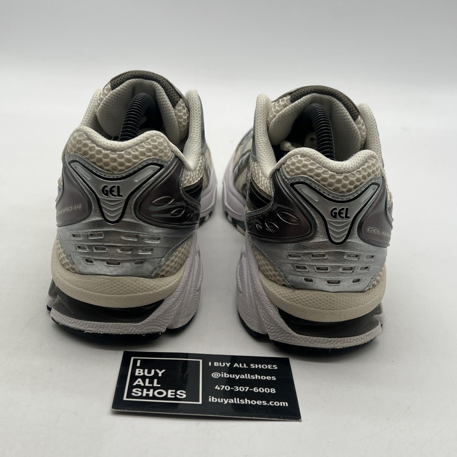 Size 9 - ASICS Gel Kayano 14 Silver Cream (1201A019-108)