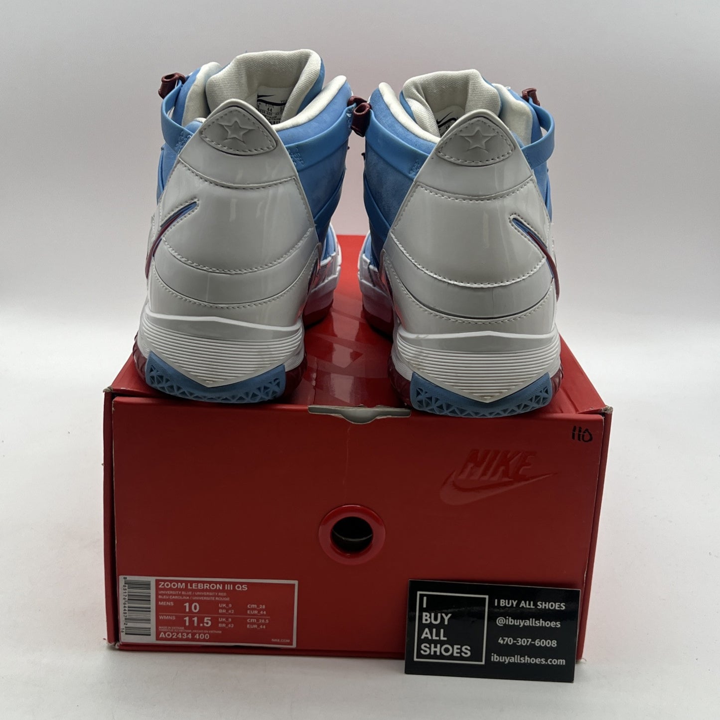 Size 10 - Nike Zoom LeBron 3 Houston Oilers (AO2434-400)