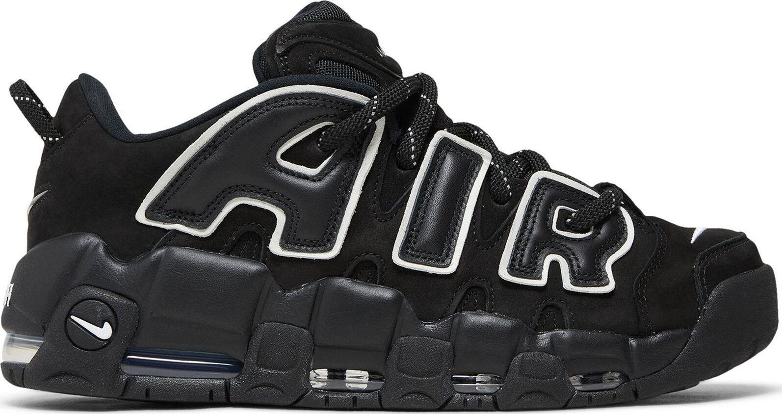 Size 11 - Nike AMBUSH x Air More Uptempo Low Black (FB1299-001)