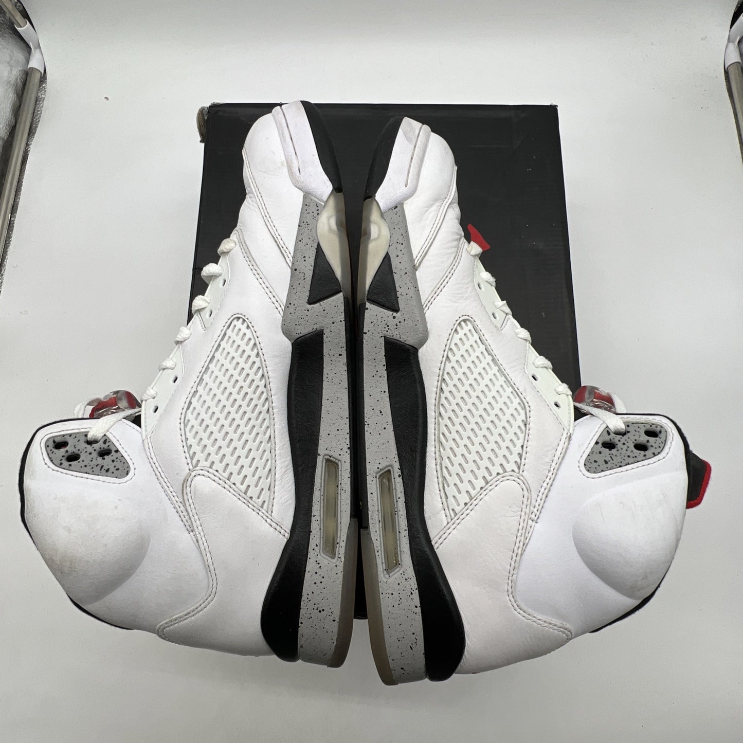 Size 13 - Air Jordan 5 Retro White Cement (136027-104)