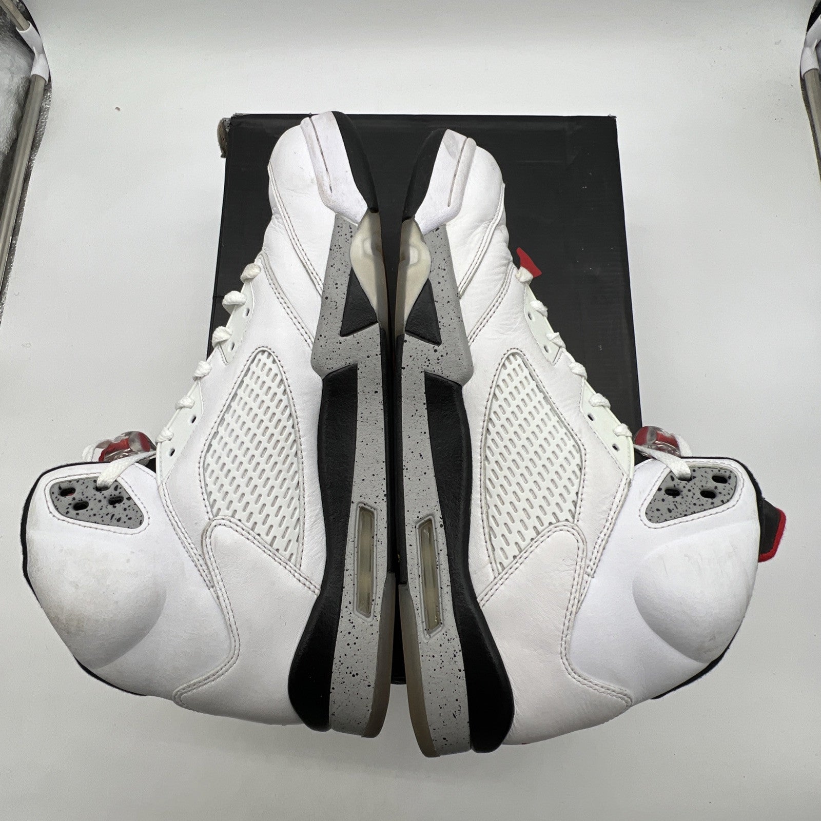 Size 13 - Air Jordan 5 Retro White Cement (136027-104)