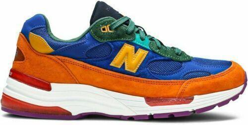 Size 8.5 - New Balance 992 Made in USA Multi-Color Suede Leather (M992MC)