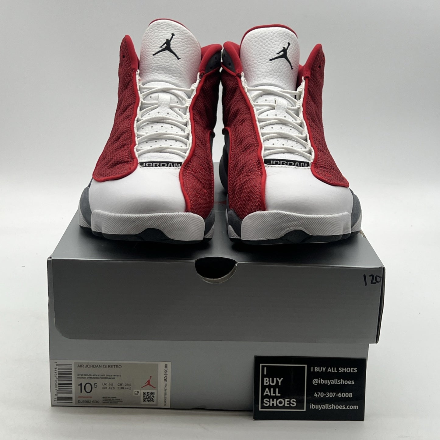 Size 10.5 - Air Jordan 13 Red/White - (DJ5982-600)