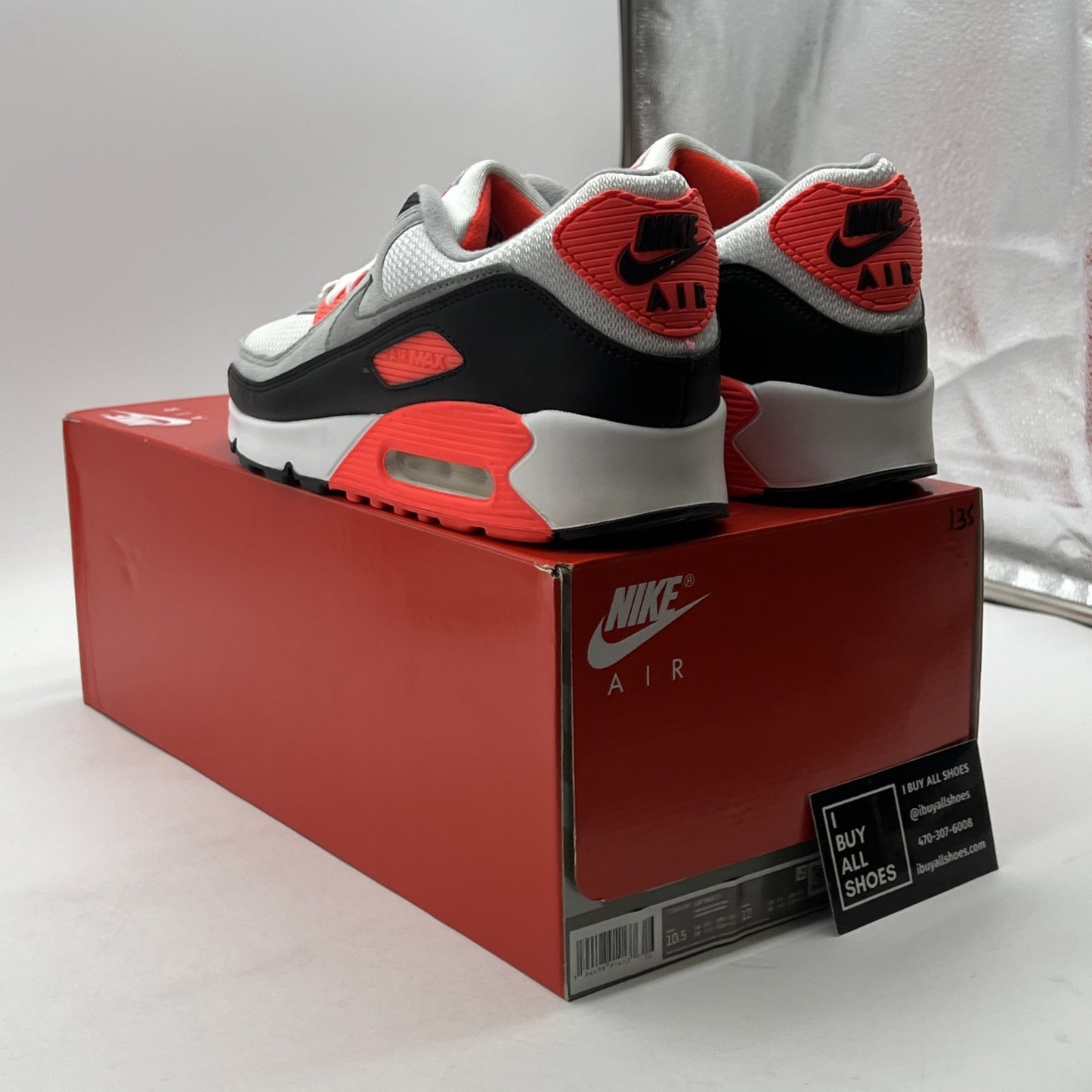 Size 10.5 - Nike Air Max 90 2020 Infrared (CT1685-100)
