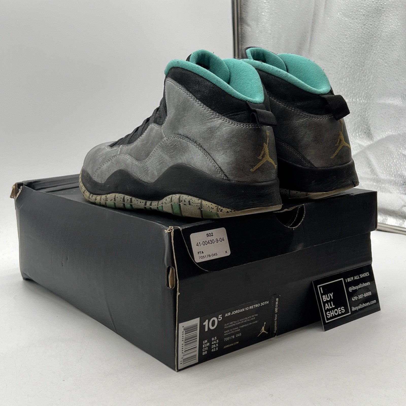 Size 10.5 - Air Jordan 10 Retro Lady Liberty (705178-045)