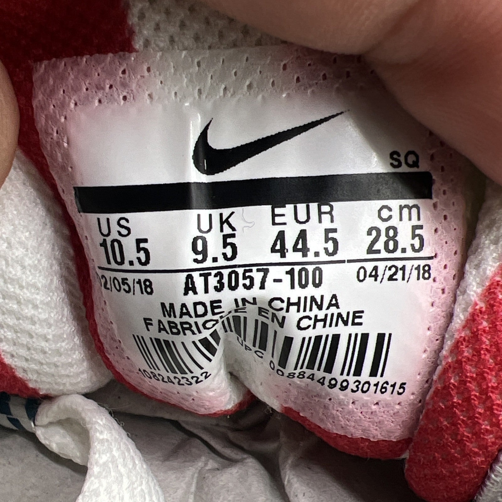 Size 10.5 - Nike Parra x Air Max 1 White (AT3057-100)