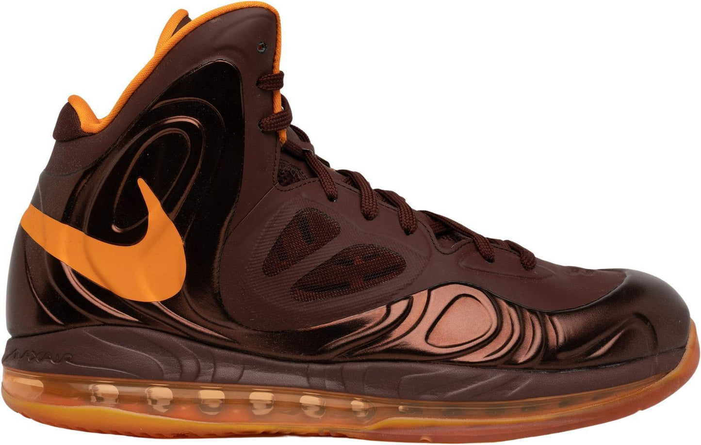 Size 13 - Nike Air Max Hyperposite Brown Orange Leather (524862-200)