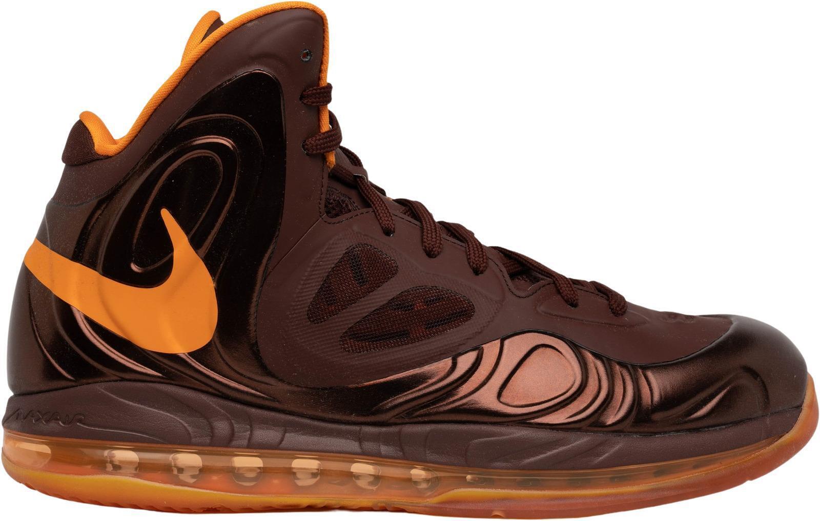 Size 13 - Nike Air Max Hyperposite Brown Orange Leather (524862-200)