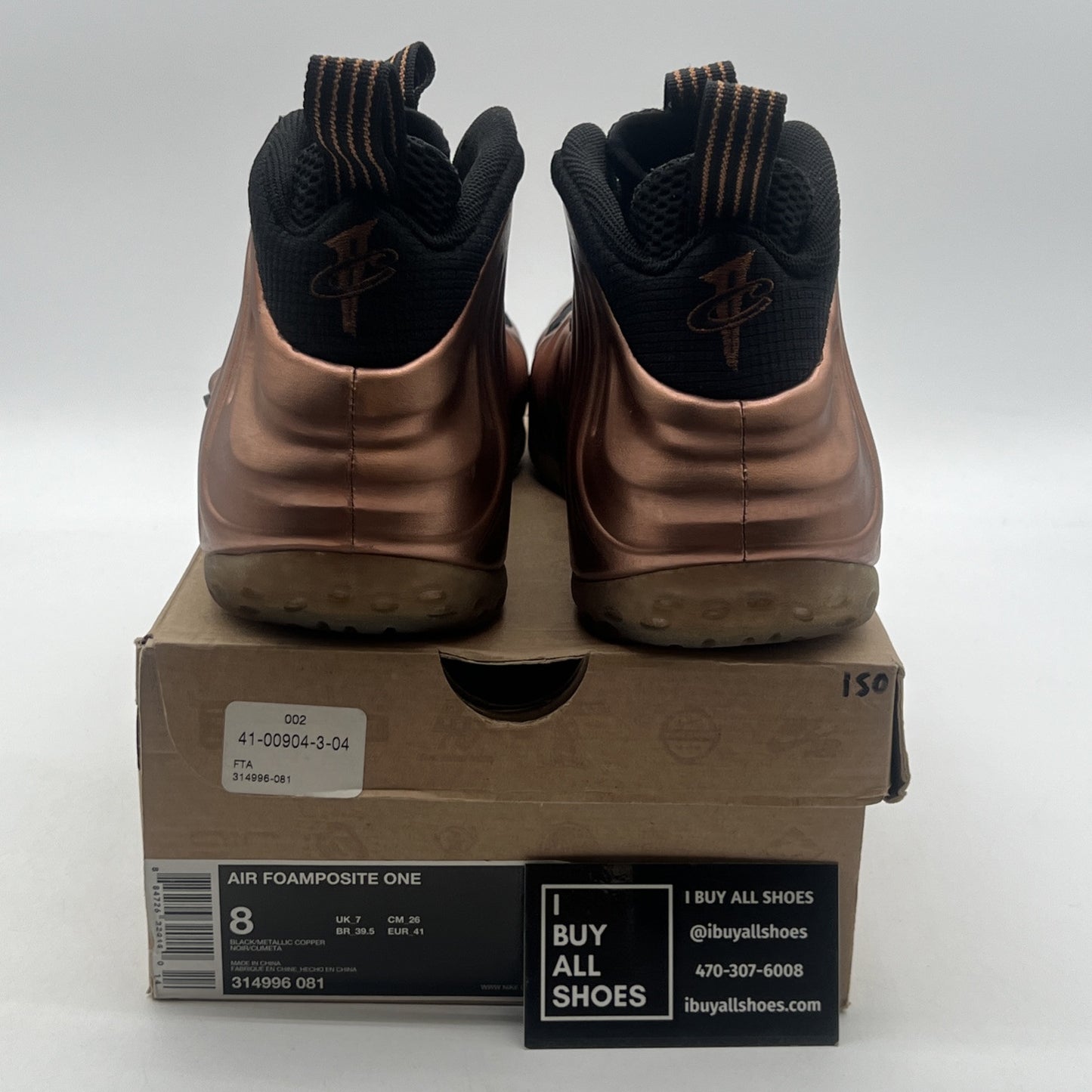 Size 8 - Nike Air Foamposite One Dirty Copper (314996-081)