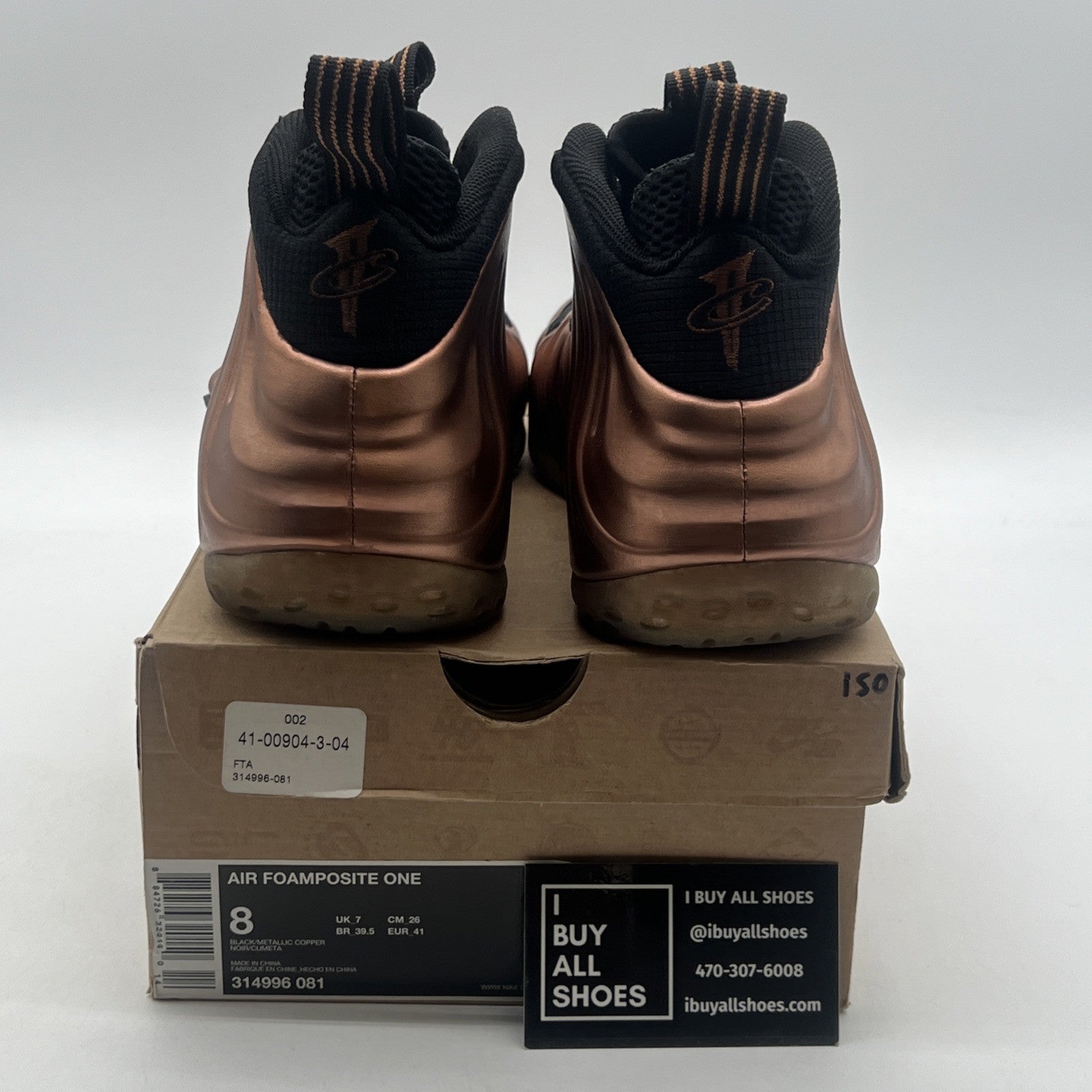 Size 8 - Nike Air Foamposite One Dirty Copper (314996-081)