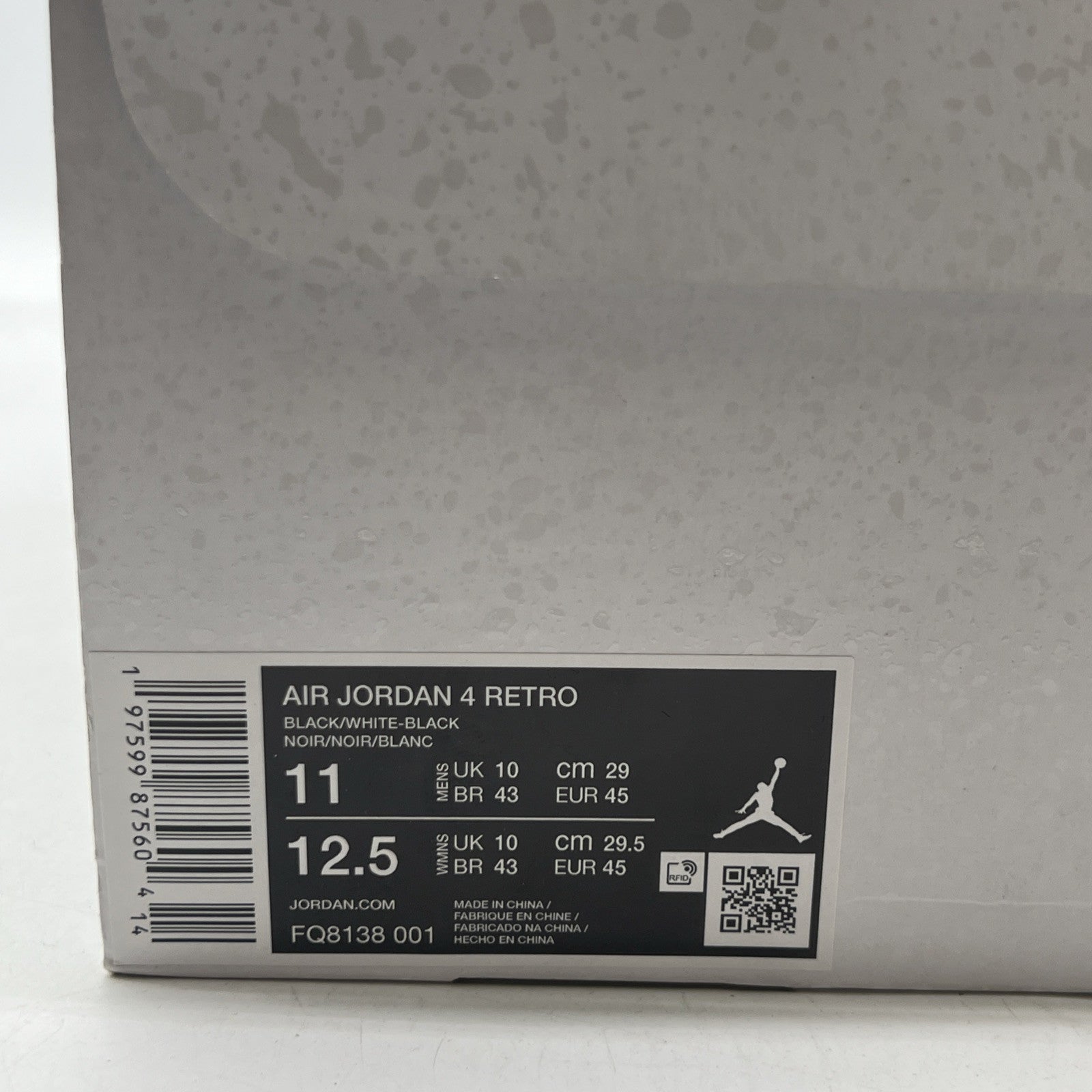 Size 11 - Air Jordan 4 Retro White Thunder (FQ8138-001)