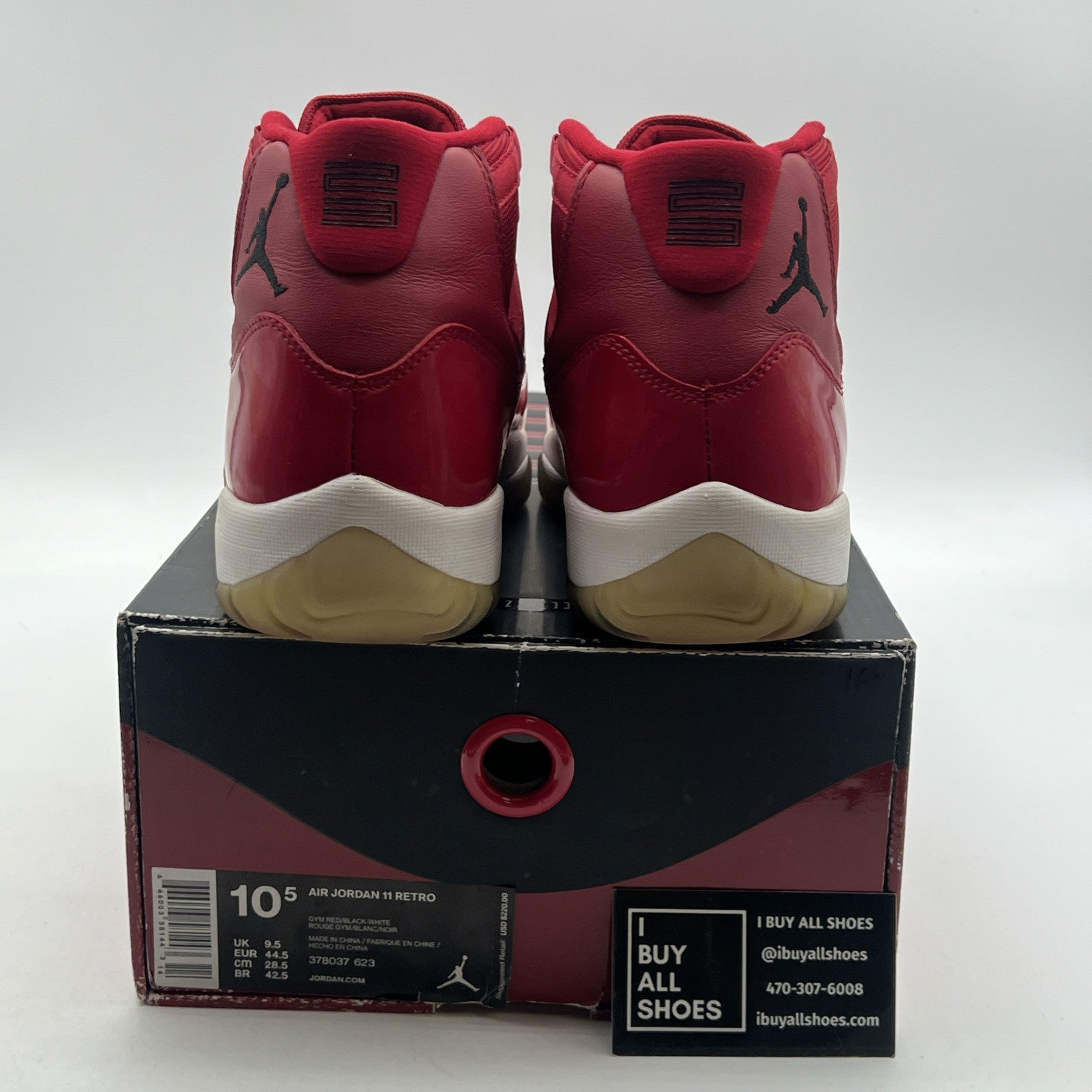 Size 10.5 - Air Jordan 11 Retro High Win Like '96 (378037-623)