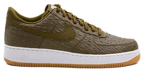 Size 12 - Nike Air Force 1 '07 LV8 Low Militia Green Leather (718152-301)