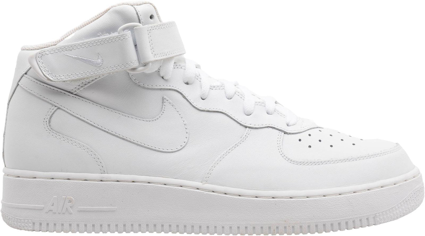 Size 8 - Nike Air Force 1 Mid White (306352-113)