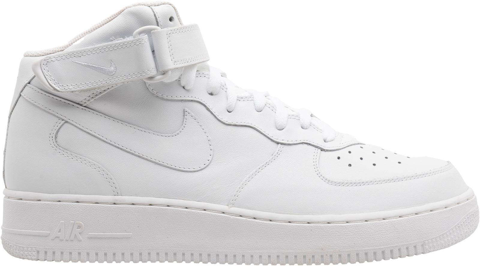 Size 8 - Nike Air Force 1 Mid White (306352-113)