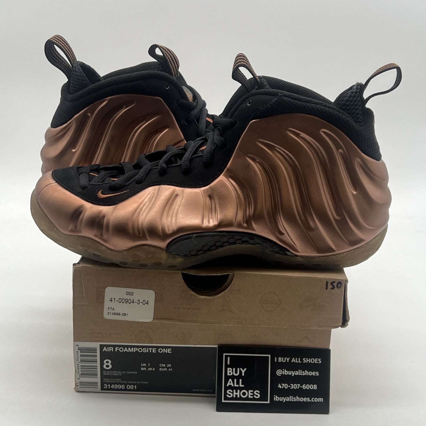 Size 8 - Nike Air Foamposite One Dirty Copper (314996-081)