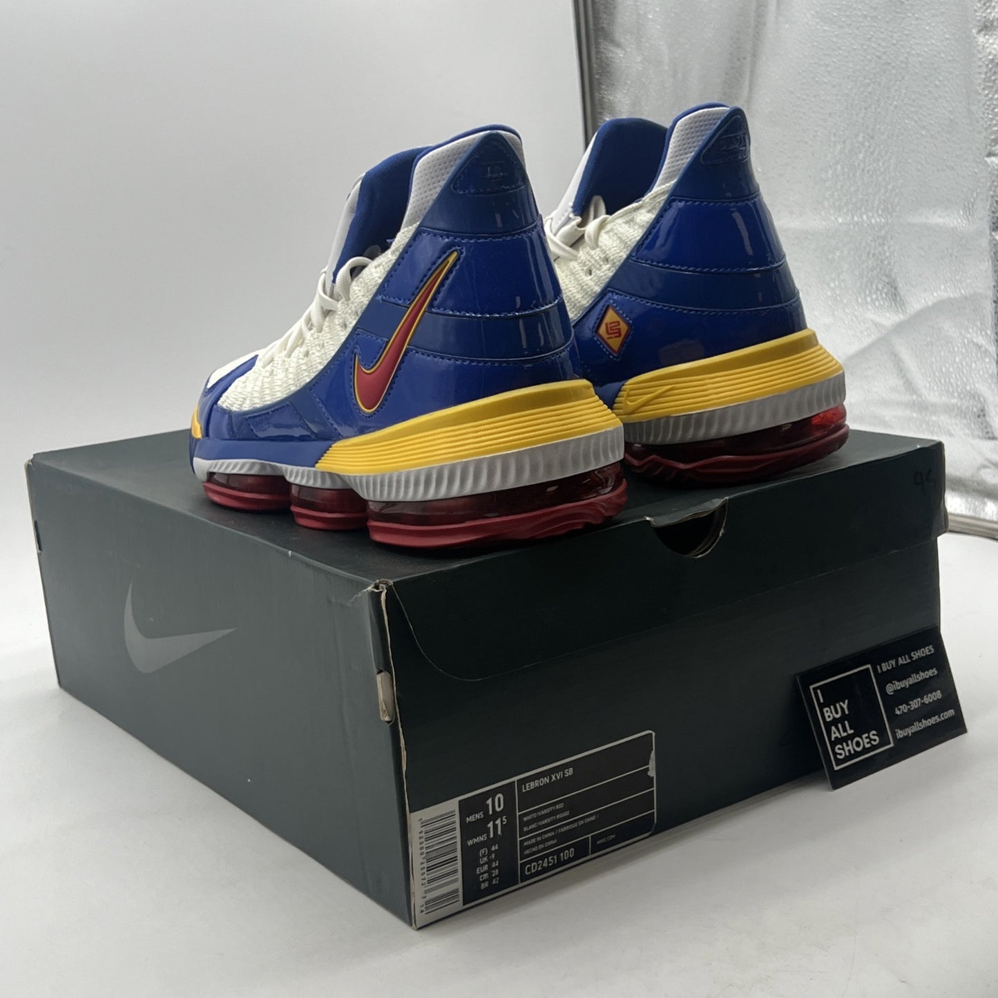 Size 10 - Nike LeBron 16 SuperBron (CD2451-100)