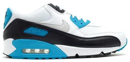 Size 13 - Nike Air Max 90 White Black Zen Grey (325018-108)