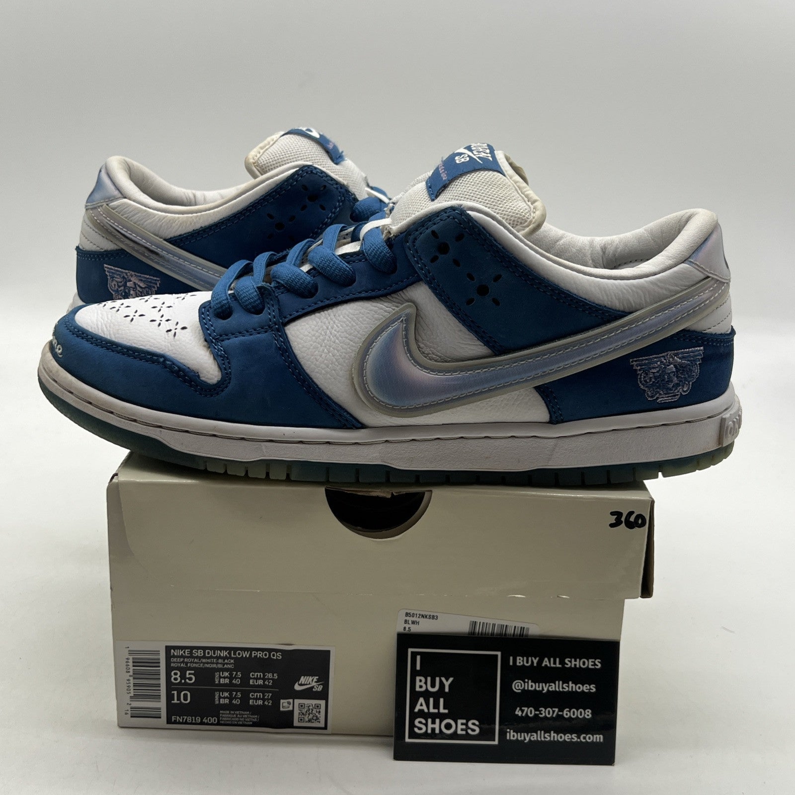 Size 8.5 - Nike SB Dunk Low x Born x Raised One Block At A Time (FN7819-400)