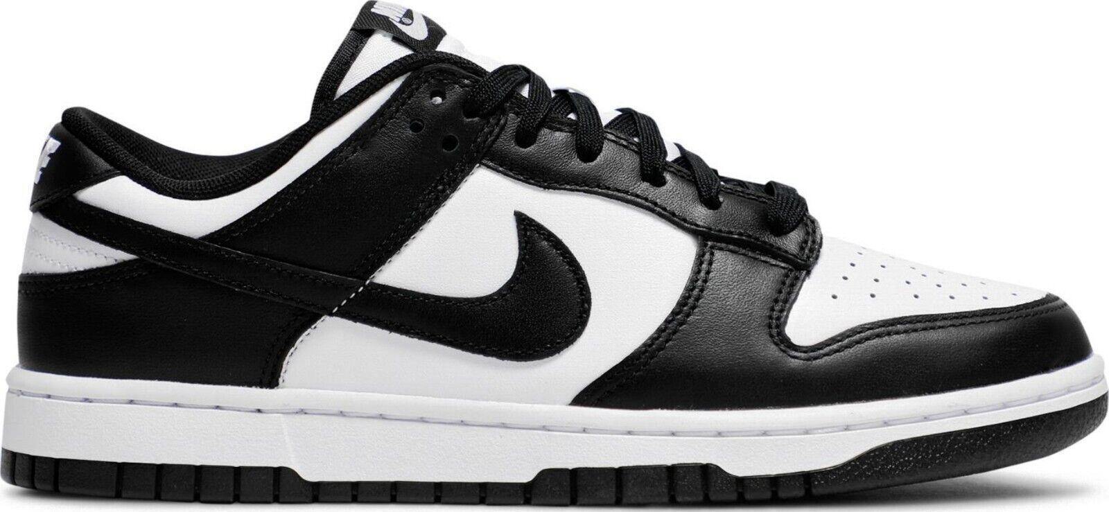 Size 8 - Nike Dunk Low Black White Leather (DD1391-100)