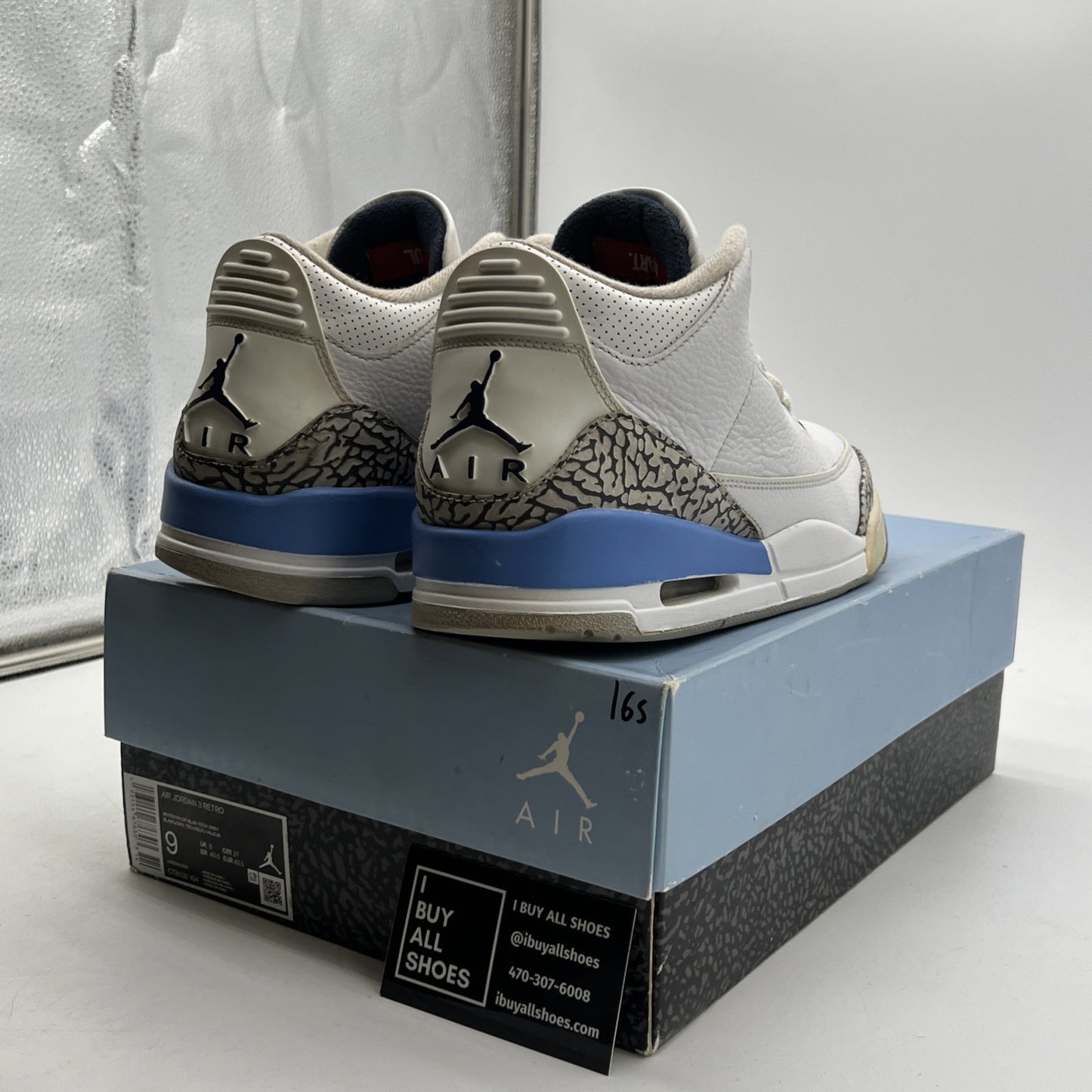 Size 9 - Air Jordan 3 Retro Mid UNC (CT8532-104)