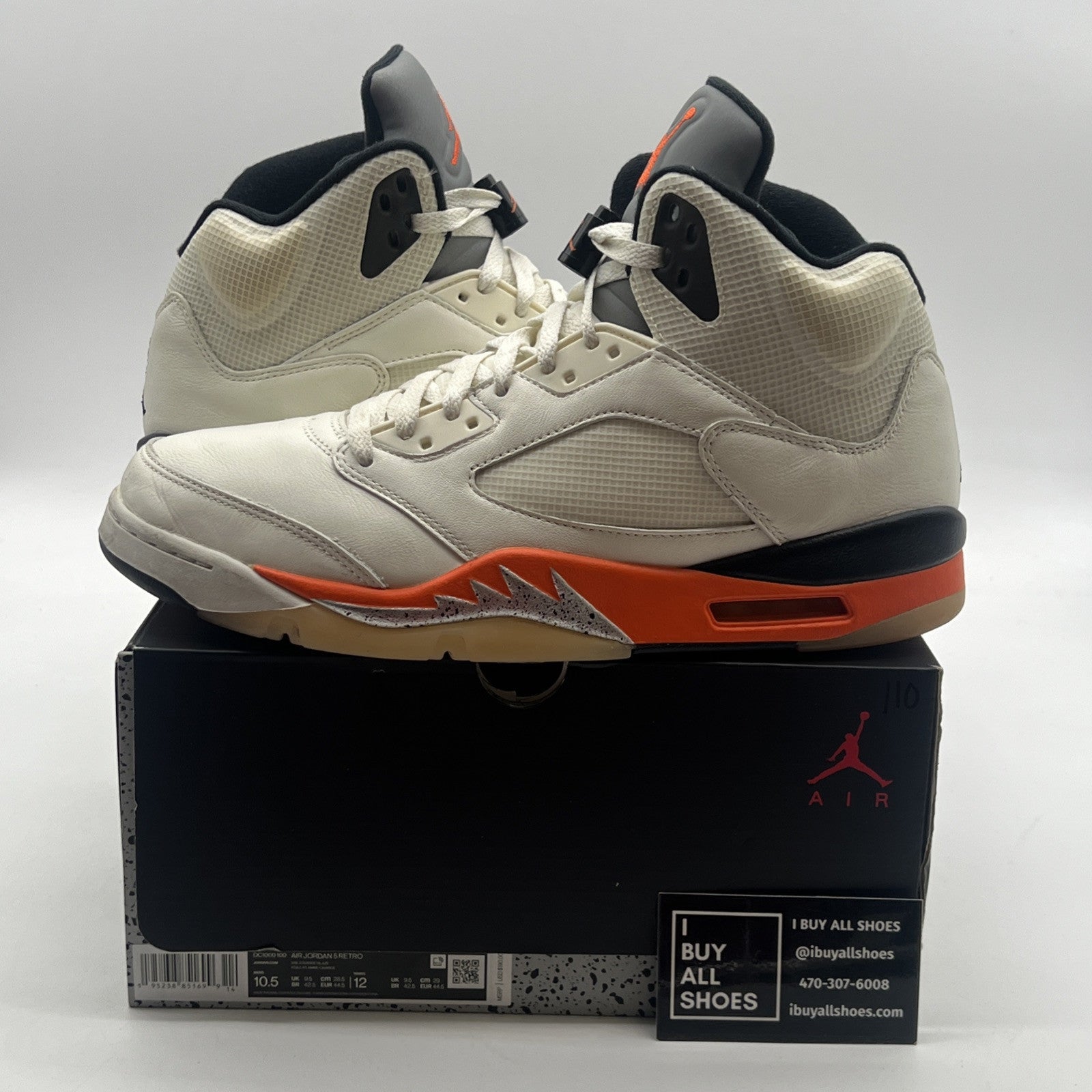 Size 10.5 - Air Jordan 5 Shattered Backboard (DC1060-100)