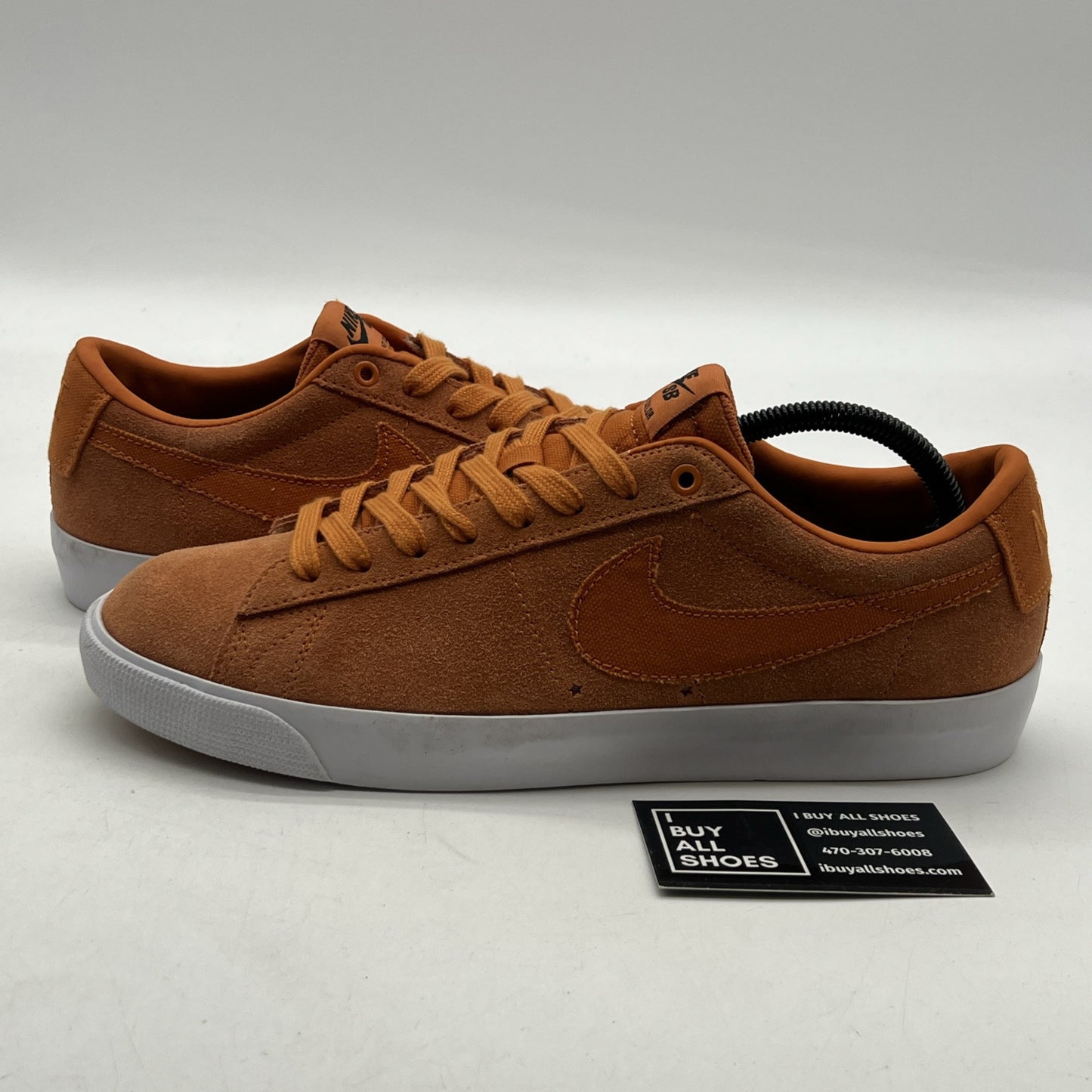 Size 10 - Nike Blazer GT SB Low Cinder Orange (704939-800)