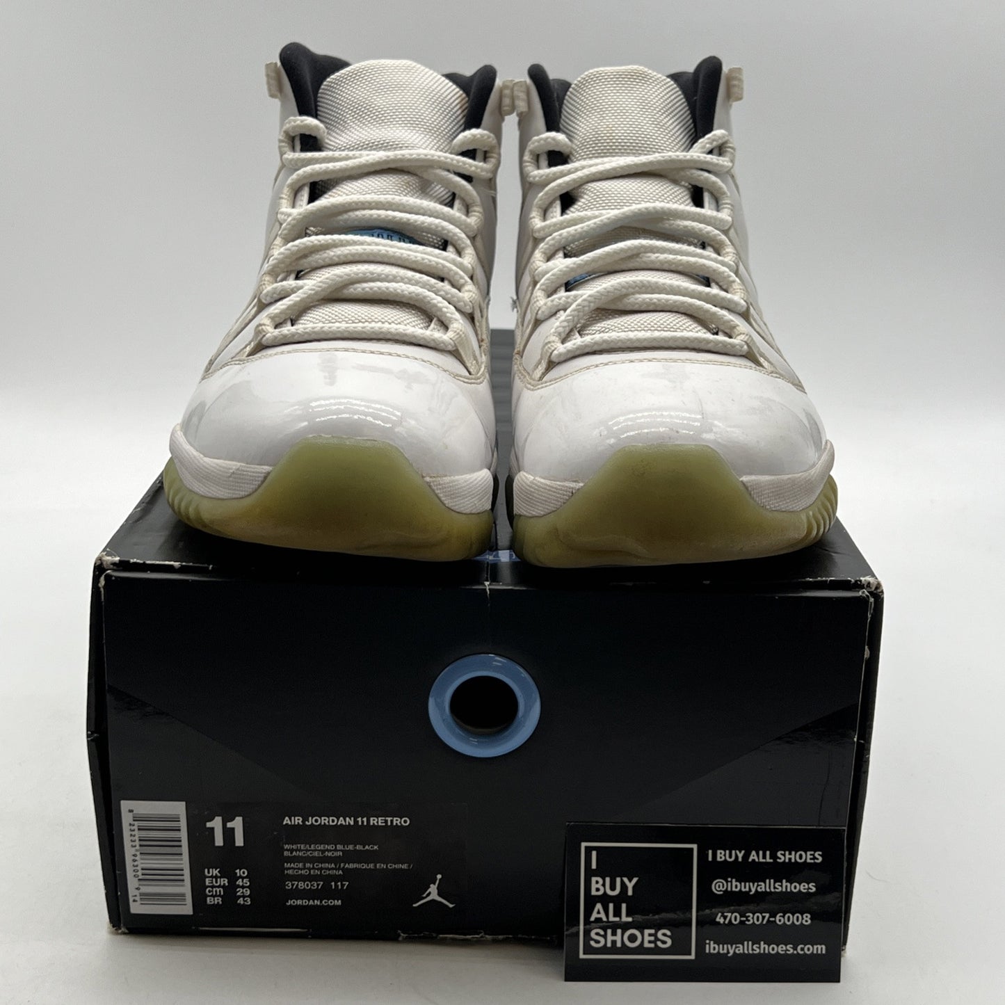 Size 11 - Air Jordan 11 Retro High Legend Blue (378037-117)