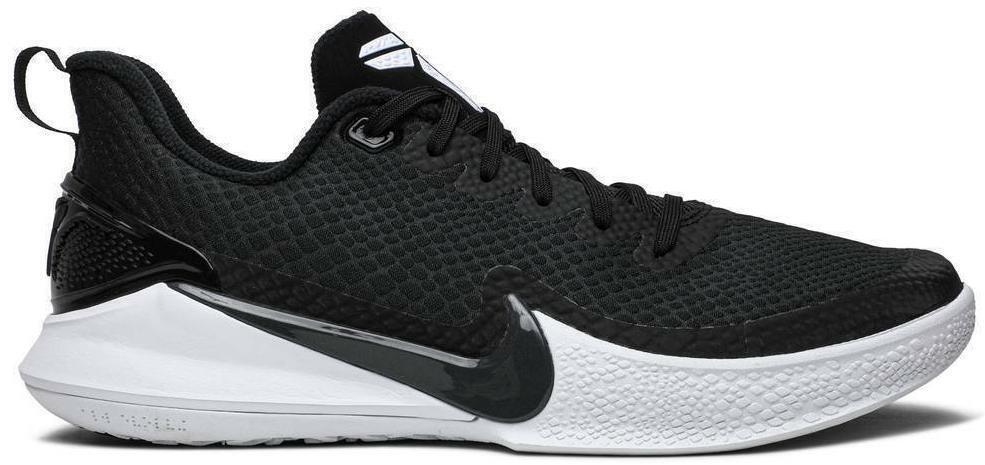 Size 10.5 - Nike Mamba Focus Black White Leather Suede (AJ5899-002)
