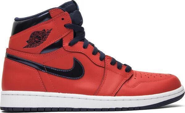Size 10.5 - Air Jordan 1 Retro OG High David Letterman Red Blue (555088-606)