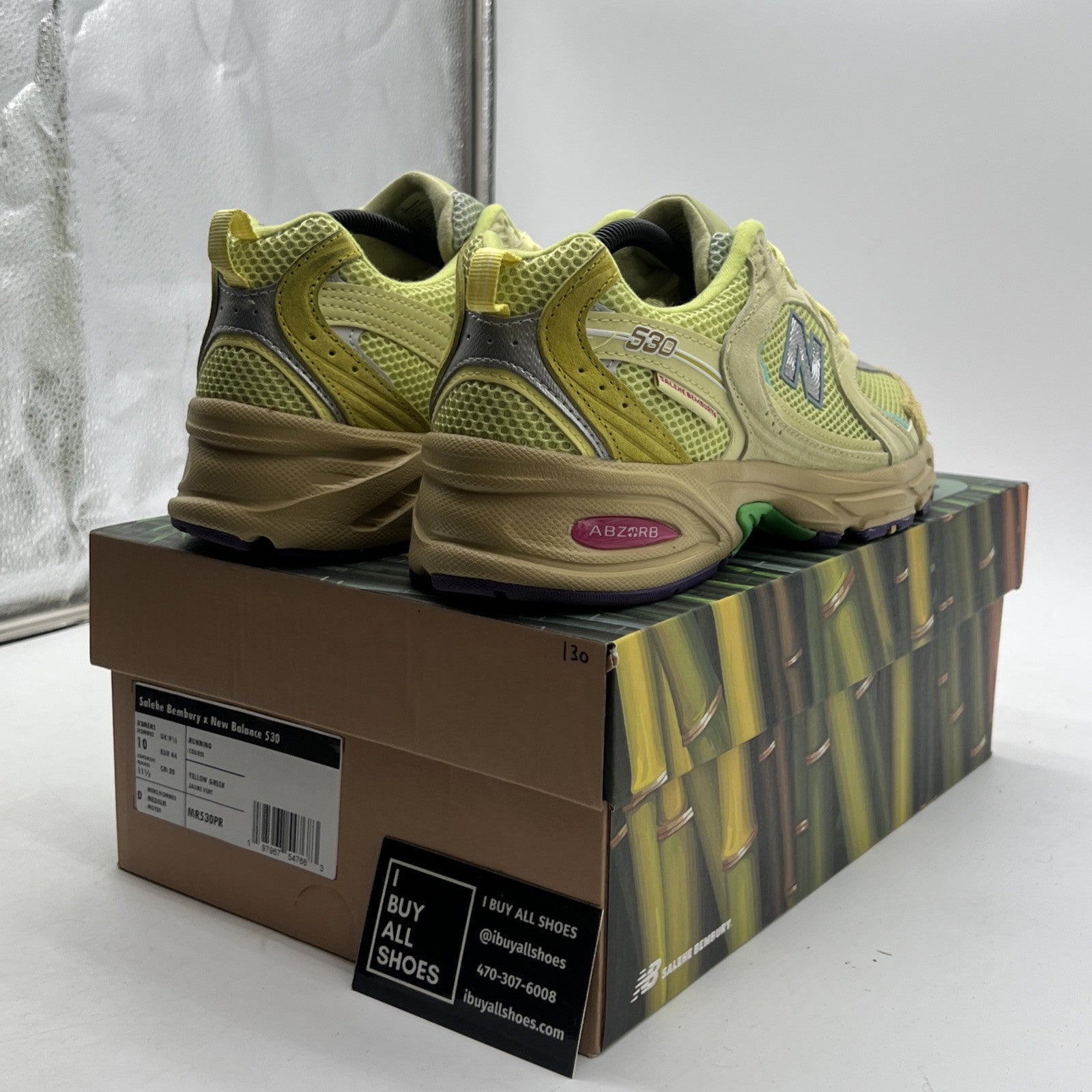 Size 10 - New Balance Salehe Bembury x 530 Prosperity Be The Prize (MR530PR)