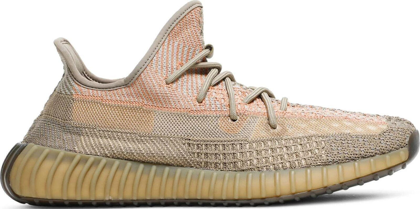 Size 6.5 - Yeezy Boost 350 V2 Sand Taupe Green Orange Suede (FZ5240)