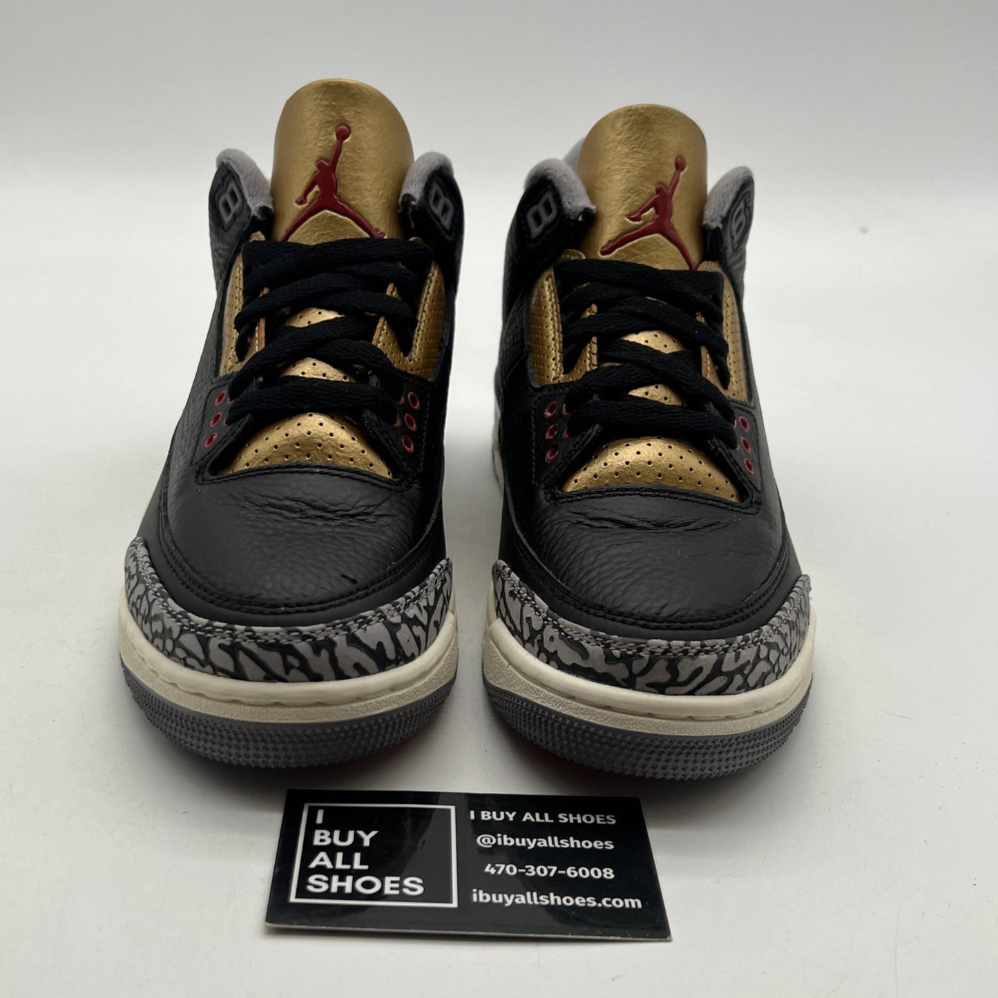 Size 8 - Air Jordan 3 Retro Mid Black Gold W (CK9246-067)