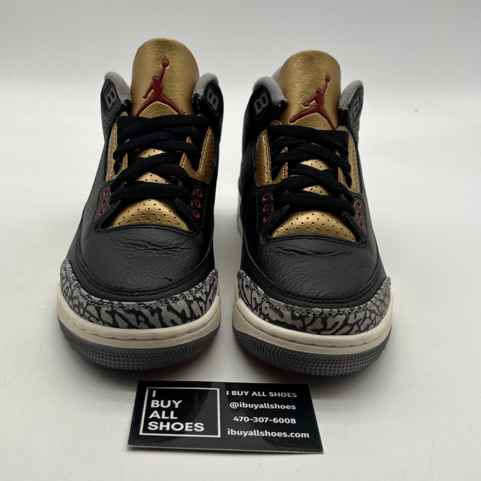 Size 8 - Air Jordan 3 Retro Mid Black Gold W (CK9246-067)