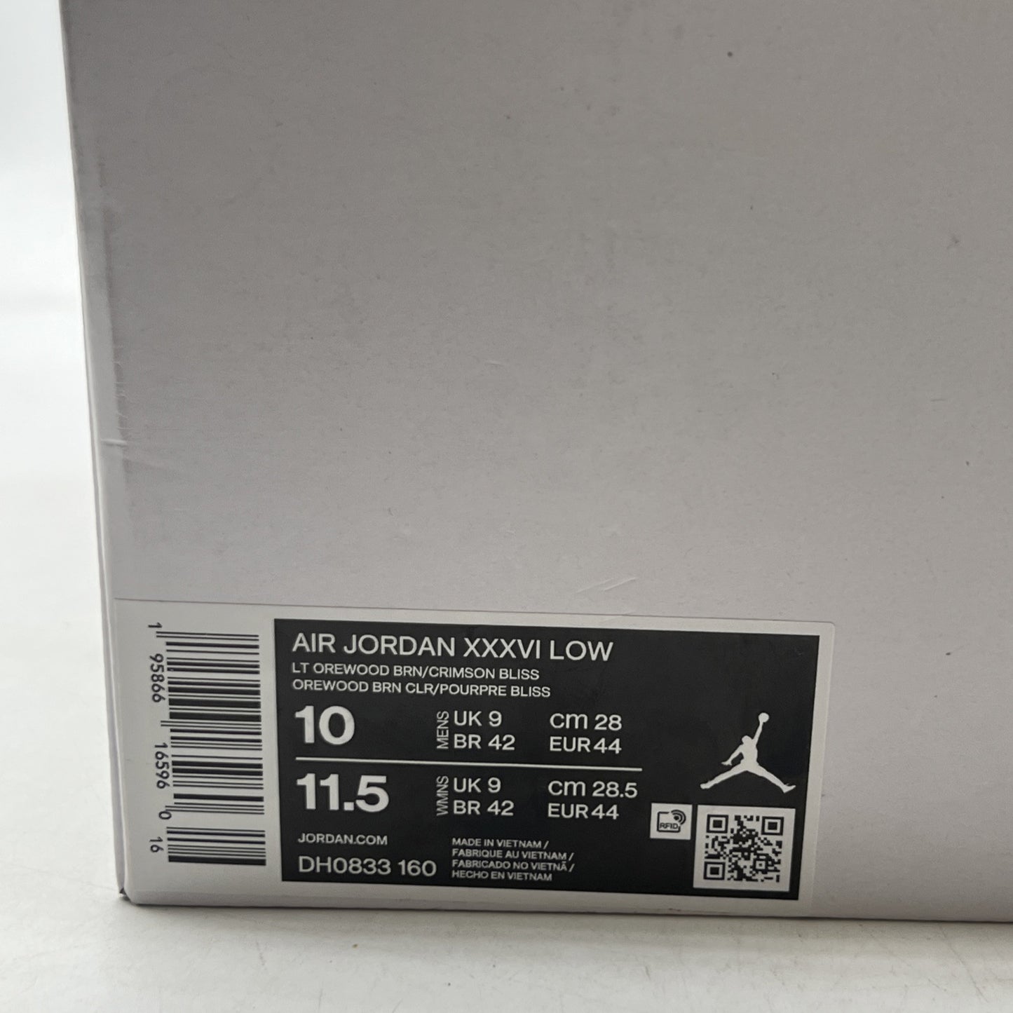 Size 10 - Air Jordan 36 Low Ground Up (DH0833-160)