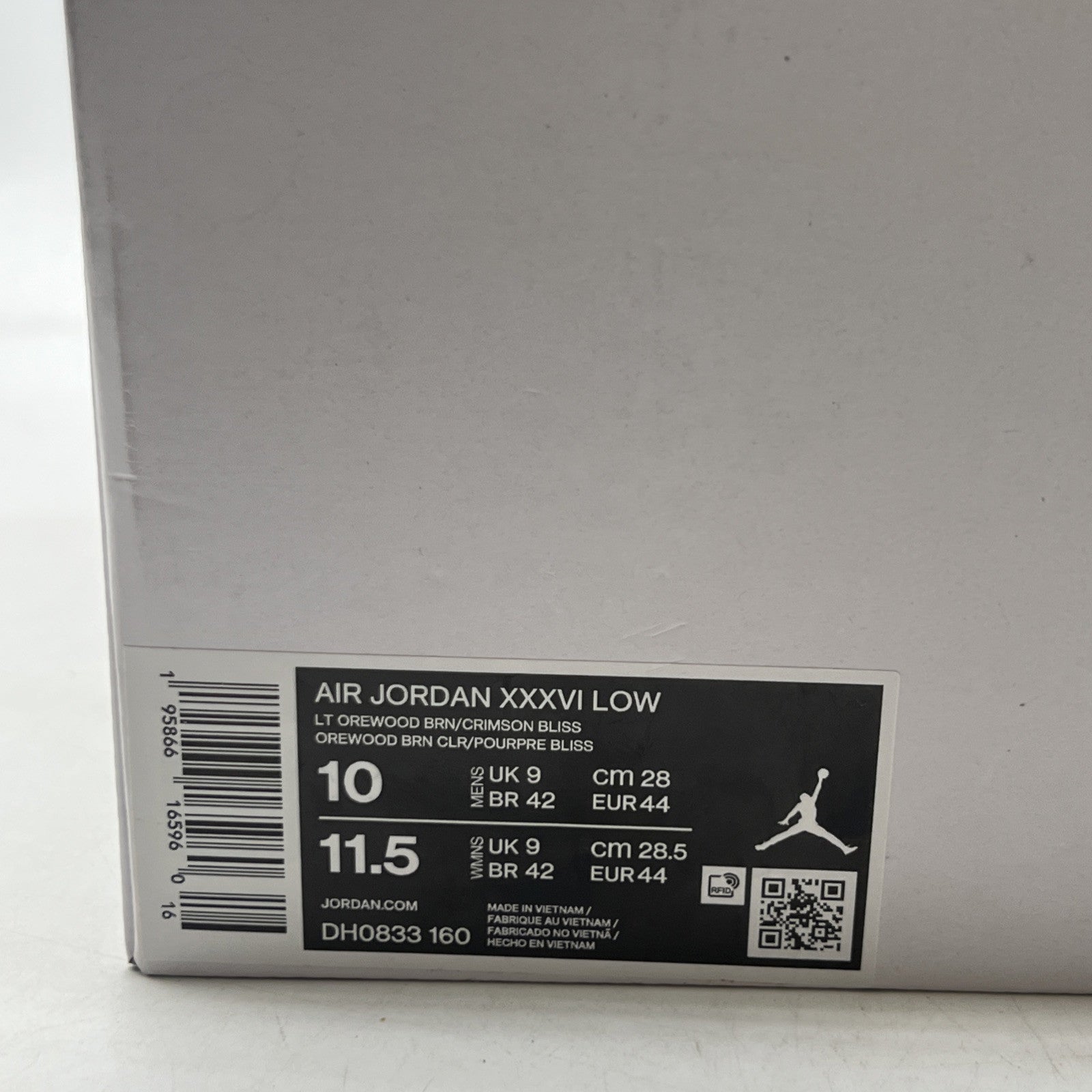 Size 10 - Air Jordan 36 Low Ground Up (DH0833-160)