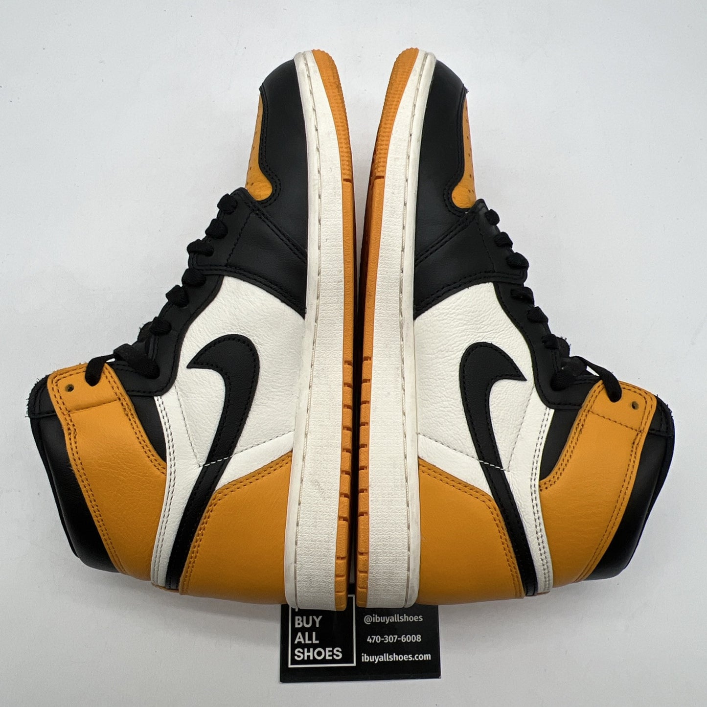 Size 9.5 - Air Jordan 1 Retro OG High Yellow Toe (555088-711)